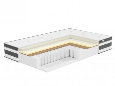 Матрас ЭОС Элит Тип 40 (100x180) премиум чехол Silver